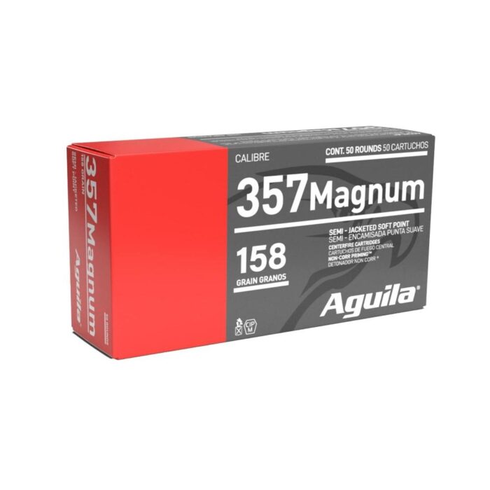 Aguila Mag Gr Sjsp - Aguila .357 Mag 158 gr SJSP 50ct