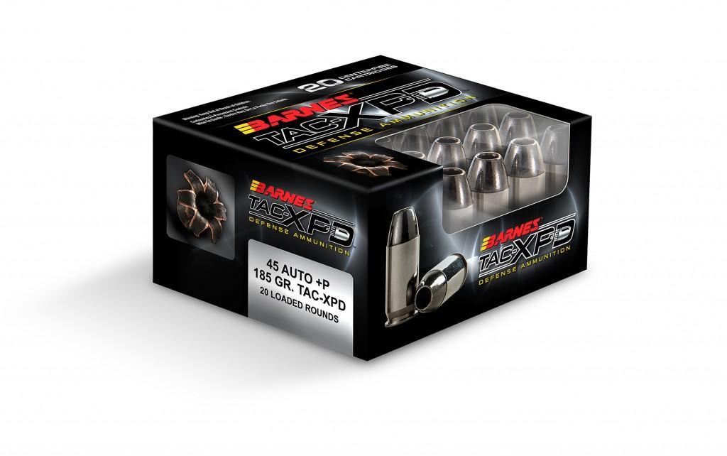 Barnes TAC-XPD Defense .45 ACP 185gr XPD 20ct