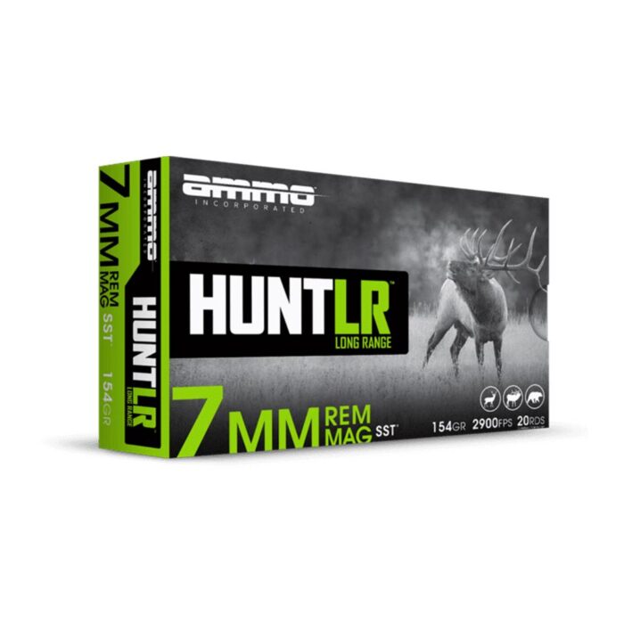 Ammo Inc. Hunt LR 7mm Rem Mag 154 gr PT 20ct