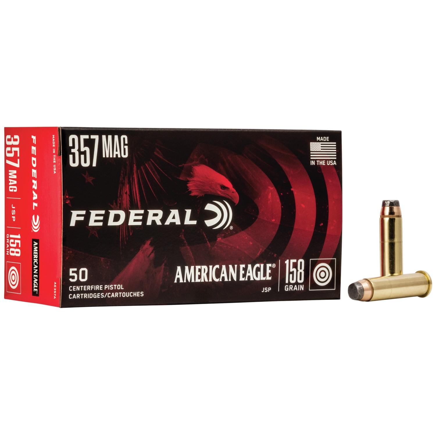American Eagle .357 Mag 158 gr JSP 50ct