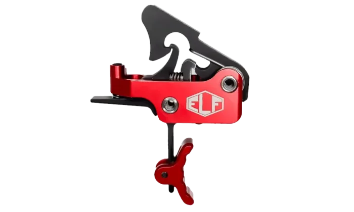 Elftmann ELF APEX PRO SE w/ PRO LOCK | AR Drop-In Trigger | Curved | Red