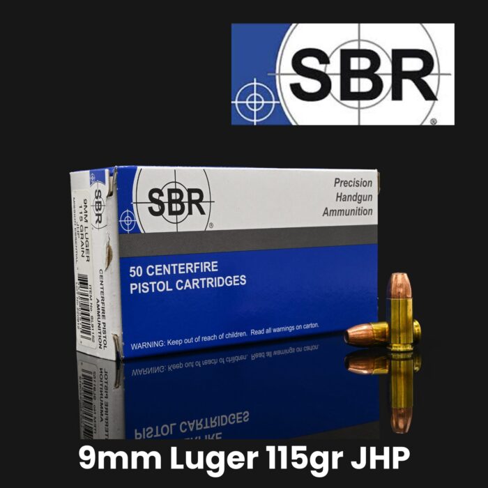 Sbr 9mm 115gr Mission - SBR 9mm 115gr JHP Mission Essential Ammo