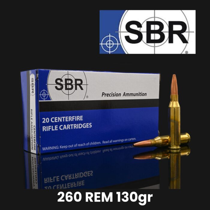 Sbr Rem 130gr Controlled - SBR 260 Rem 130gr Controlled Chaos Ammunition