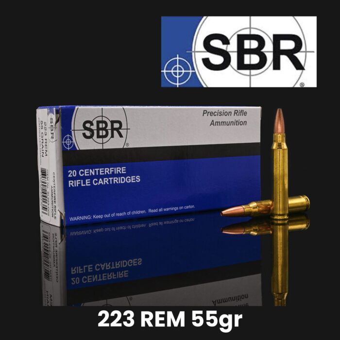 Sbr Rem 55gr Controlled - SBR 223 Rem 55gr Controlled Chaos Copper HP Ammo
