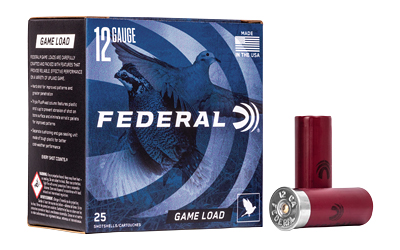 Federal Game Load - Federal Game Load 12 Gauge 2.75″ 7.5-Shot 1oz Shotshell – 25 Round Box