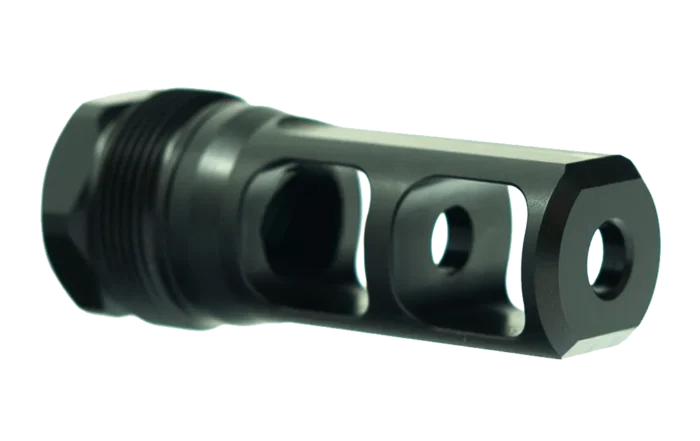 Faxon Muzzlok Stainless Steel Plan B Muzzle Brake | 1/2×28 | .250" Bore