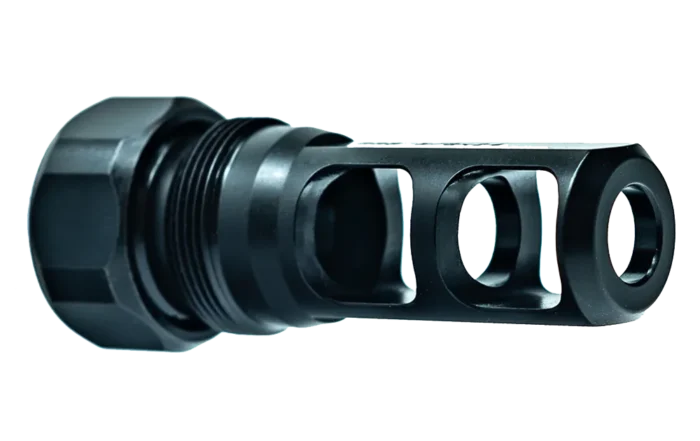 Faxon Muzzlok Stainless Steel Plan B Muzzle Brake | 5/8×24 | .375" Bore