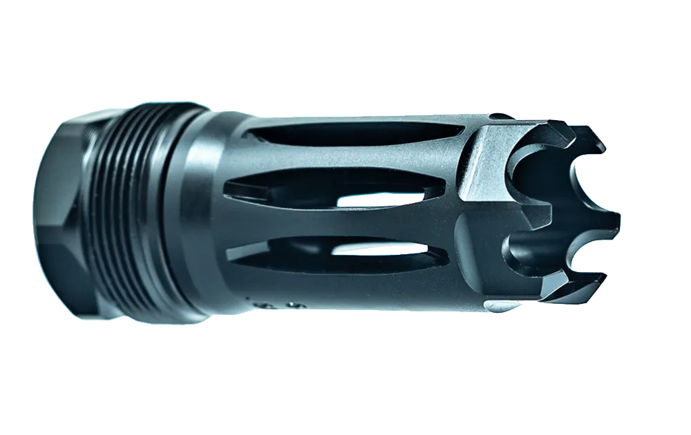 Faxon Muzzlok Stainless Steel Plan B Flash Hider | 1/2×28 | .250" Bore