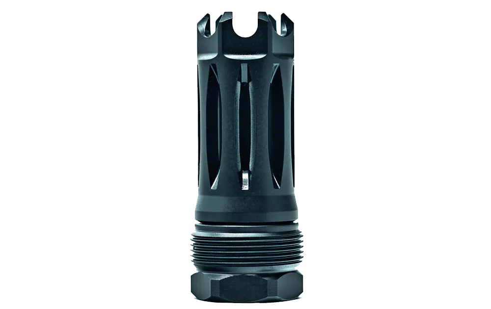 Faxon Muzzlok Stainless Steel Plan B Flash Hider | 1/2×28 | .250″ Bore - Image 3