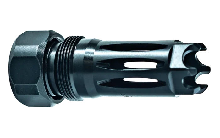 Faxon Muzzlok Stainless Steel Plan B Flash Hider | 5/8×24 | .375" Bore