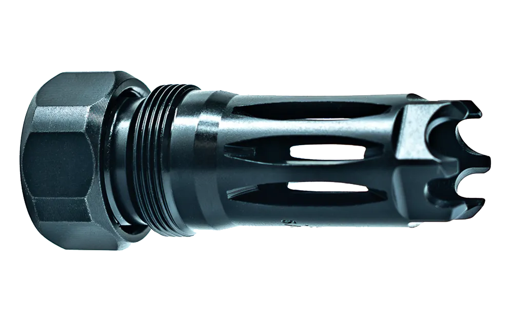 Faxon Muzzlok Stainless Steel Plan B Flash Hider | 5/8×24 | .375" Bore