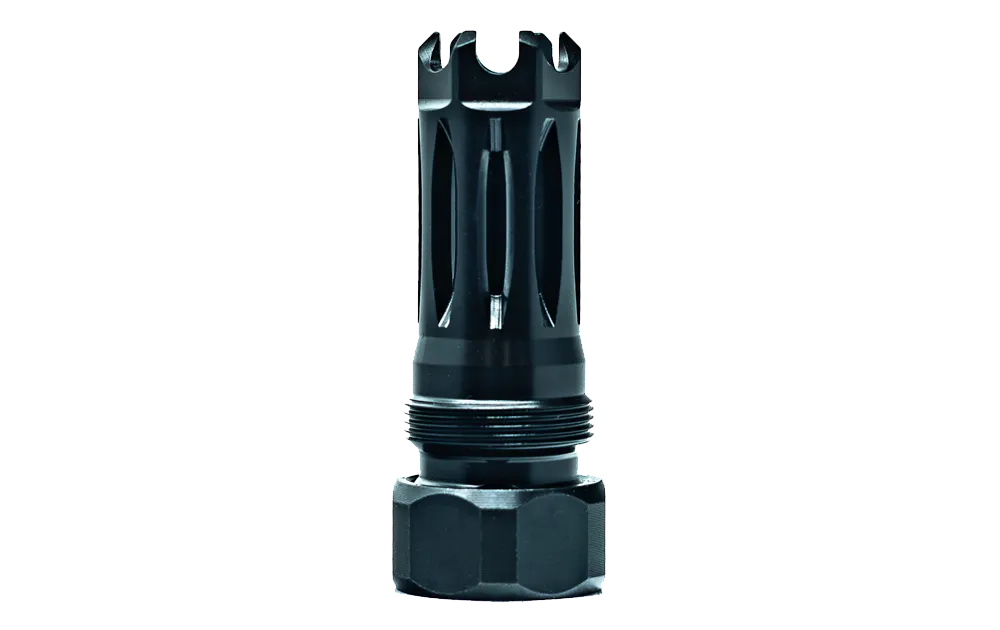 Faxon Muzzlok Stainless Steel Plan B Flash Hider | 5/8×24 | .375″ Bore - Image 3