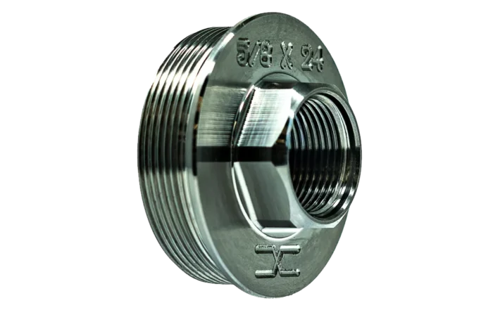 Faxon Titanium Direct Thread to Hub Adapter | 5/8×24