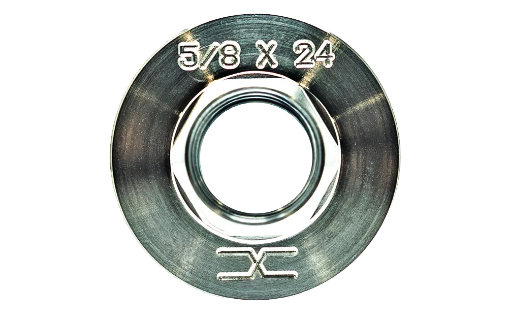 Faxon Titanium Direct Thread to Hub Adapter | 5/8×24 - Image 2