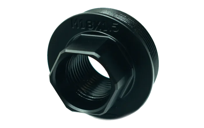Faxon Stainless Steel Direct Thread to Hub Adapter | M18X1.5