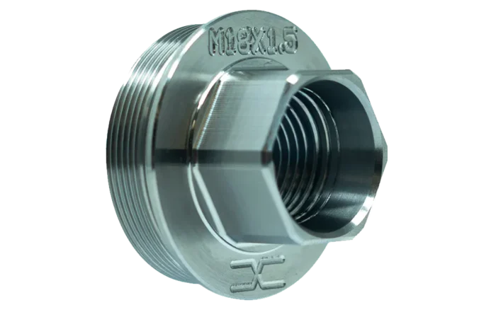 Faxon Titanium Direct Thread to Hub Adapter | M18X1.5