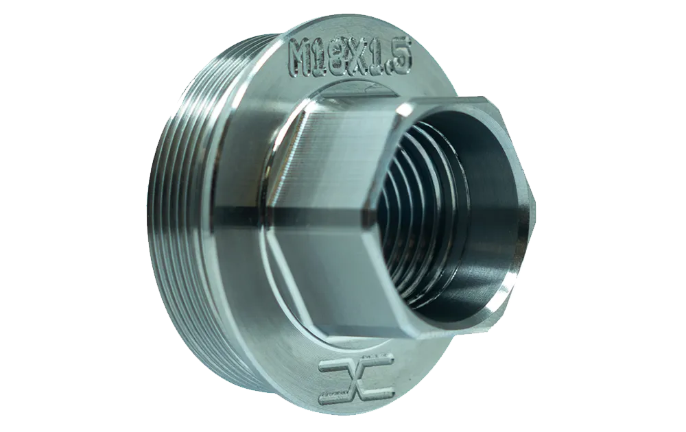 Faxon Titanium Direct Thread to Hub Adapter | M18X1.5