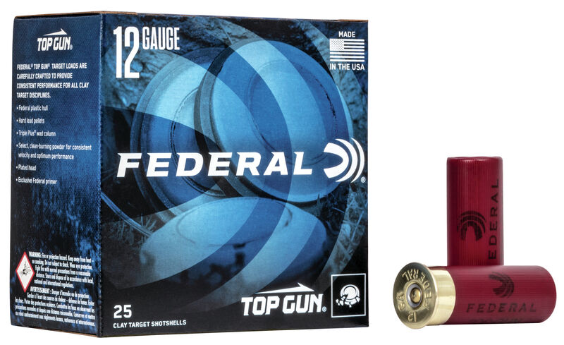 Federal Top Gun - Federal Top Gun 12 Gauge Target Load #7.5, 1oz, 2-3/4″, 1180fps – Box of 25