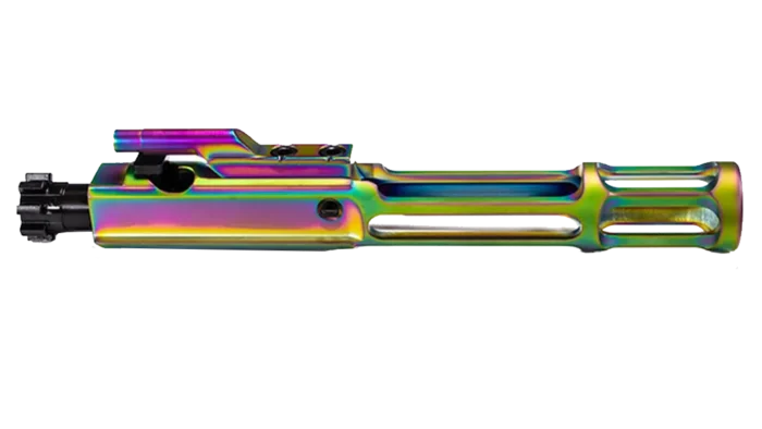 Faxon 5.56 Gunner Lightweight Bolt Carrier Group - Nitride Chameleon PVD
