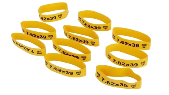 Faxon Magazine Marker Bands | 7.62 Yellow | Pack of 10