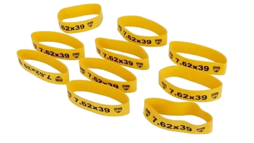Faxon Magazine Marker Bands | 7.62 Yellow | Pack of 10