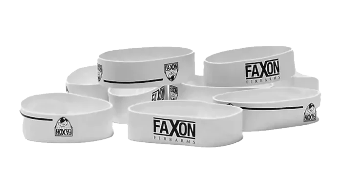 Faxon Magazine Marker Bands | Blank White | Pack of 10