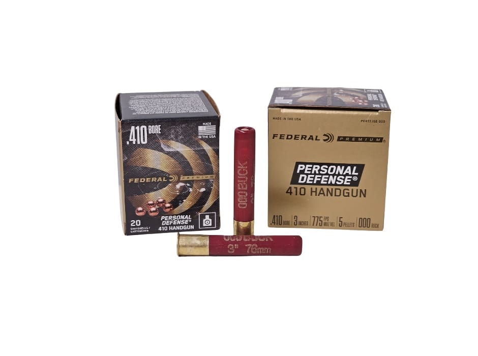 Federal Premium Personal Defense .410 Bore 3 Inch 000-Buck 5 Pellet – 20 Rounds (Box)
