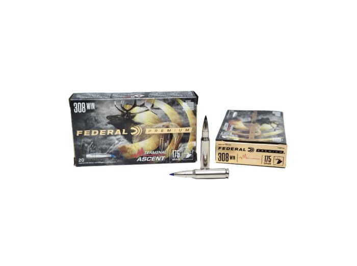 Federal Terminal Ascent Win - Federal Terminal Ascent .308 Win 175 Grain Bonded Tipped – 20 Rounds (Box) [NO TAX outside Texa