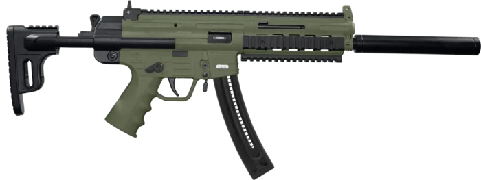 Gsg-16 Ammo - GSG-16 .22 Long Rifle Carbine 16.25″ Barrel, Forest Green, 22-Round Magazine – GERGGSG1622G