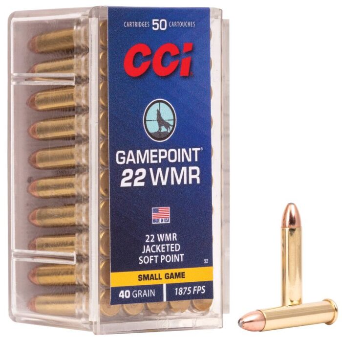 CCI WMR 40gr Gamepoint - CCI 22 WMR 40gr GamePoint – 50 ct box