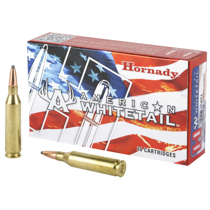 Hornady American Whitetail Winchester - Hornady American Whitetail .243 Winchester 100 Grain Interlock Boat Tail Soft Point