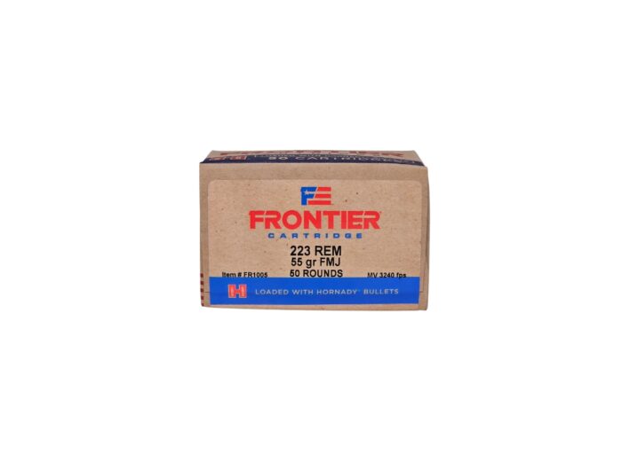 Hornady Rem Grain Full - Hornady .223 Rem 55 Grain Full Metal Jacket – 50 Rounds (Box) FR1005