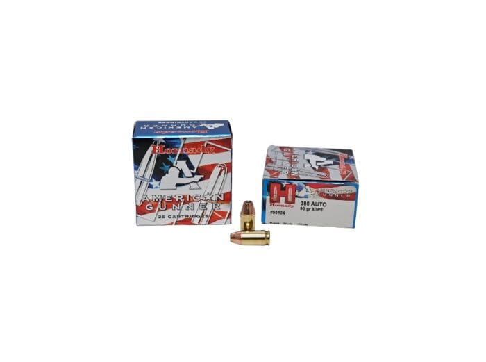 Hornady American 380 ACP - Hornady American Gunner .380 ACP 90 Grain XTP – 25 Rounds (Box) 90104