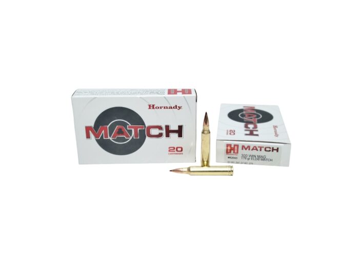 Hornady Match Win Mag - Hornady Match .300 Win Mag 178 Grain ELD-M – 20 Rounds (Box)