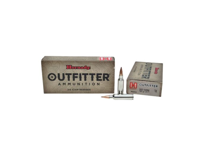 Hornady Outfitter Wsm Grain - Hornady Outfitter .300 WSM 180 Grain CX lead-free – 20 Rounds (Box)