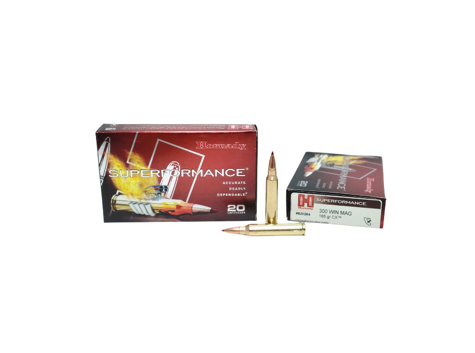 Hornady Superformance .300 Win Mag 165 Grain CX lead-free - 20 Rounds (Box) 820264