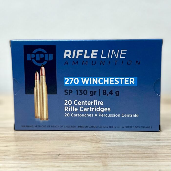 PPU Winchester 130gr Soft - PPU 270 Winchester 130GR Soft Point – Box of 20