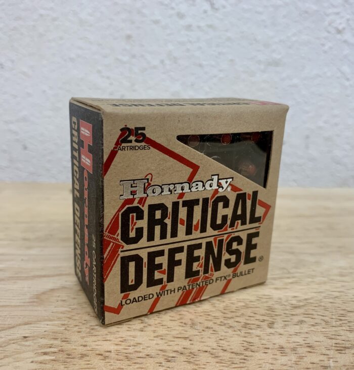 Hornady Critical Defense 32 Auto 60Gr FTX - Box of 25