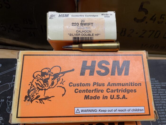 Hsm Swift Grain Calhoon - HSM 220 Swift 55 Grain Calhoon Silver Double HP FREE SHIPPING ON $199+