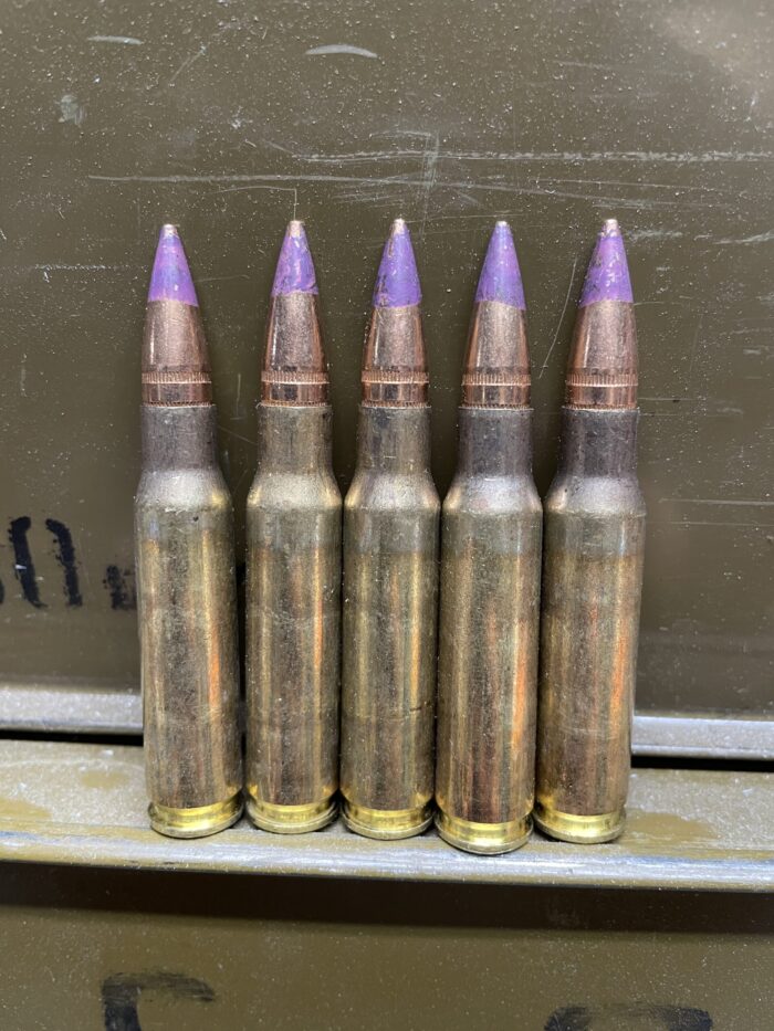 7.62x51mm Ir Tracer Lake - 7.62x51mm IR Tracer Lake City Purple M276 FMJ FREE SHIPPING ON $199+