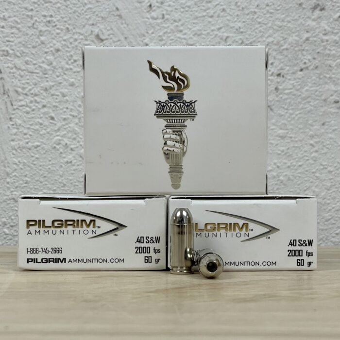 Pilgrim Ammunition Torch S&w - Pilgrim Ammunition Torch .40 S&W 60gr SCHP – Box of 20
