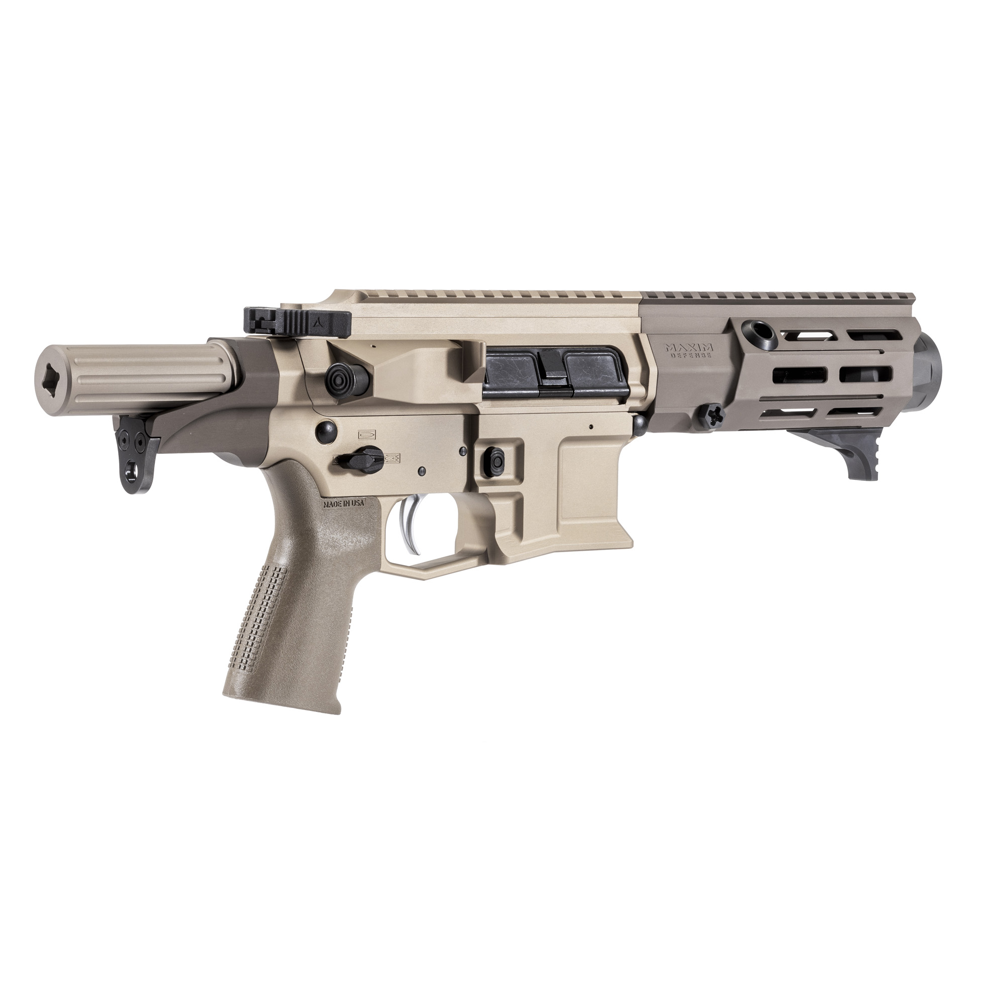 Maxim Defense SPS 505 PDX 7.62x39mm 5.5″ AR Pistol – Arid FDE