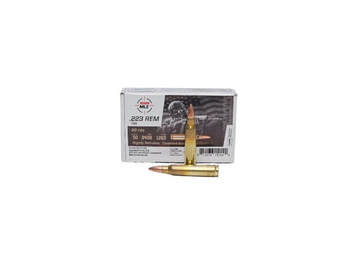 Norma Military/Law Enforcement .223 Rem 50 Grain Barnes TSX 3400FPS - 20 Rounds (Box)