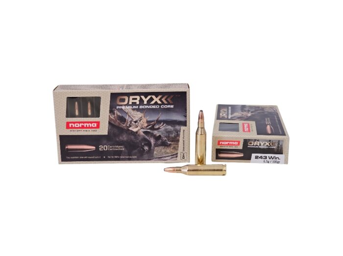 Norma Oryx Win Grain - Norma ORYX .243 Win 100 Grain Bonded Soft Point – 20 Rounds (Box) 20160332