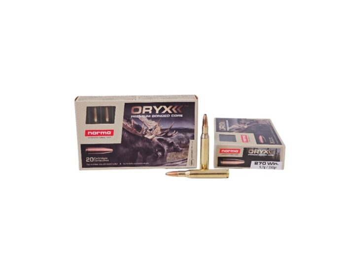 Norma Oryx 270 Win - Norma ORYX .270 Win 150 Grain Bonded Soft Point – 20 Rounds (Box) 20169012
