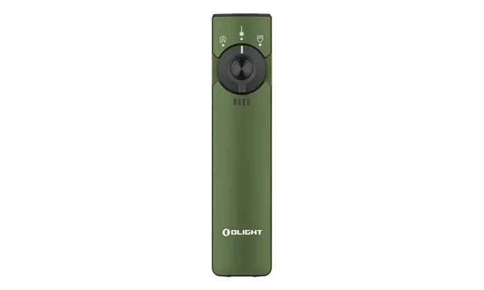 Olight Arkfeld Pro Flat EDC Flashlight with LED Light UV and Laser | 5700k-6700k | OD Green