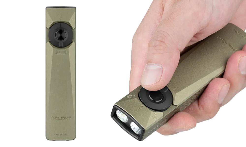 Olight Arkfeld Ultra 3-in-1 EDC Flashlight with O-aluminum | 5700K-6700K | Olive Green