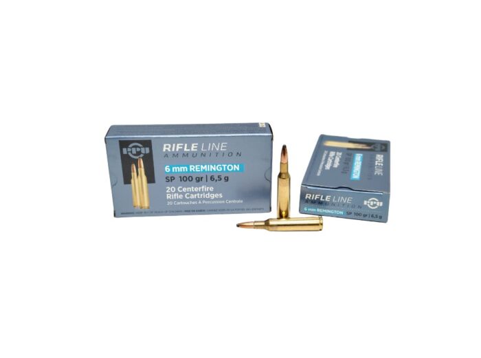 PPU Remington Grain Soft - PPU 6mm Remington 100 Grain Soft Point – 20 Rounds (Box)