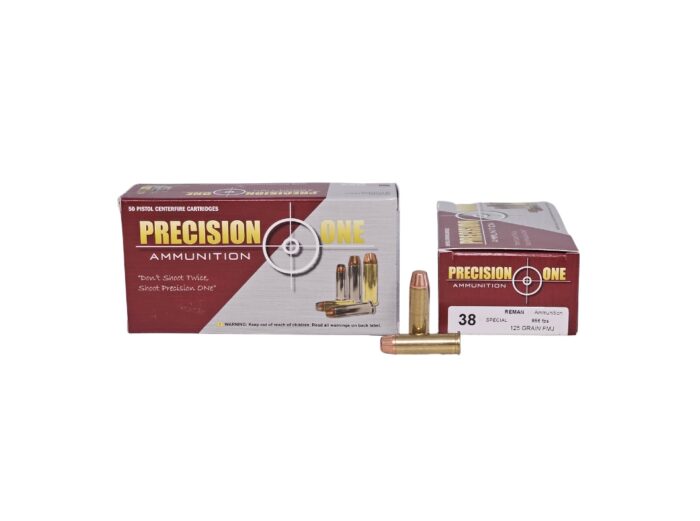 Precision One Special Reman - Precision One .38 Special REMAN 125 Grain Full Metal Jacket – 50 Rounds (Box)