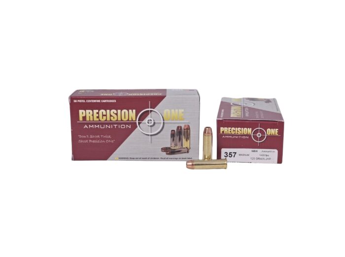 Precision One 357 Magnum 125gr - Precision One .357 Mag 125 Grain JHP – 50 Rounds (Box)